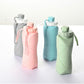 (Free Delivery) Foldable Silicone Water Bottle 600ML RANDOM COLOURS